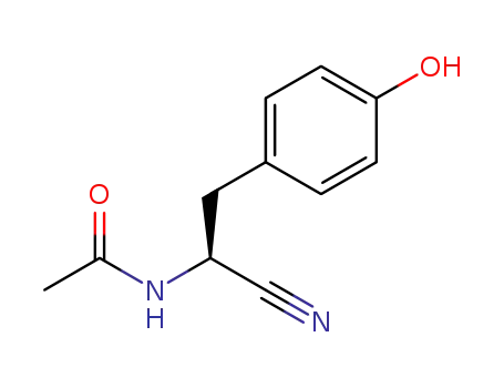 (S)-N-[1-cyano-2-(4-hydroxyphenyl)ethyl]acetamide