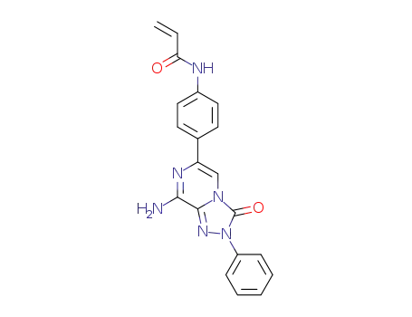 N-(4-(8-amino-3-oxo-2-phenyl-2,3-dihydro-1,2,4-triazolo-[4,3-a]pyrazin-6-yl)phenyl)acrylamide