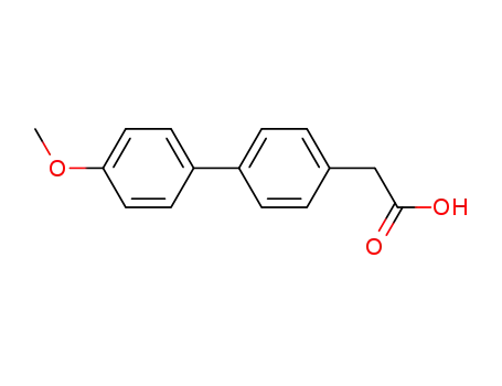 Molecular Structure of 60277-22-7 ((4'-METHOXY-BIPHENYL-4-YL)-ACETIC ACID)
