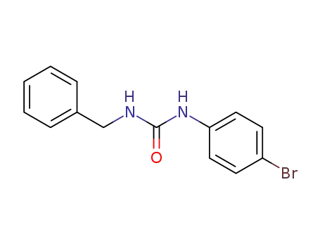 Molecular Structure of 13208-62-3 (Urea, N-(4-bromophenyl)-N'-(phenylmethyl)-)