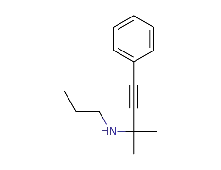 2-methyl-4-phenyl-N-propylbut-3-yn-2-amine
