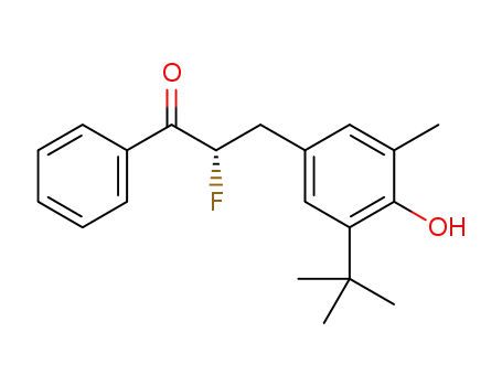 (S)-3-(3-(tert-butyl)-4-hydroxy-5-methylphenyl)-2-fluoro-1-phenylpropan-1-one