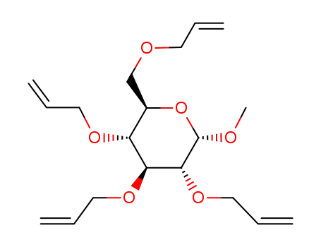1-methyl-2,3,4,6-tetra-O-(2-propynyl)-α-D-glucopyranoside