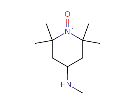 Molecular Structure of 42585-33-1 (1-Piperidinyloxy, 2,2,6,6-tetramethyl-4-(methylamino)-)