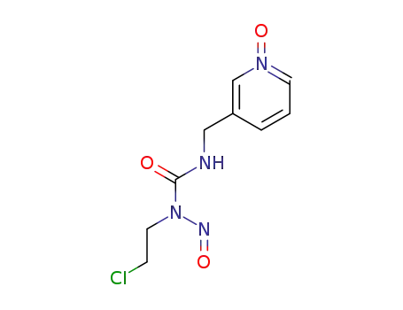 Molecular Structure of 70015-86-0 (1-(2-chloroethyl)-1-nitroso-3-(3-pyridylmethyl-1-oxy)urea)