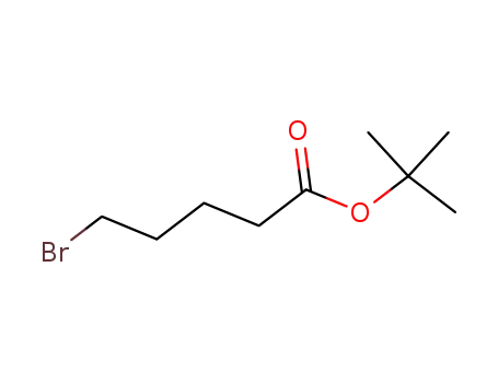 Molecular Structure of 88987-42-2 (5-Bromopentanoic acid, t-butyl ester)