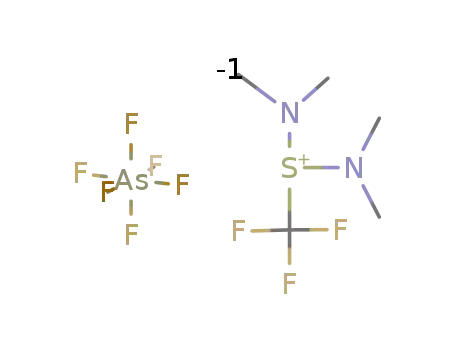 Bis(dimethylamino)(trifluormethyl)sulfonium-hexafluoroarsenat