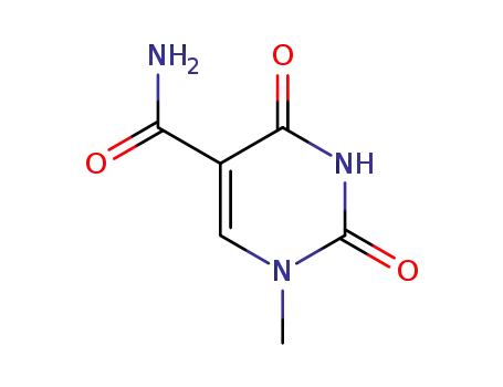 Molecular Structure of 78999-61-8 (1-METHYL-2,4-DIOXO-1,2,3,4-TETRAHYDROPYRIMIDINE-5-CARBOXAMIDE)