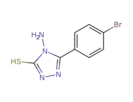 4-amino-5-(4-bromophenyl)-3-mercapto-1,2,4-triazole