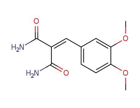 Molecular Structure of 86213-21-0 (Propanediamide, 2-[(3,4-dimethoxyphenyl)methylene]-)
