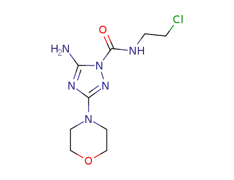 5-Amino-3-morpholin-4-yl-[1,2,4]triazole-1-carboxylic acid (2-chloro-ethyl)-amide
