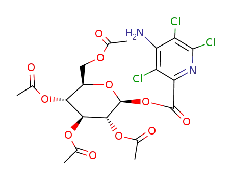 1-O-(4-Amino-3,5,6-trichloropicolinyl)-2,3,4,6-tetra-O-acetyl-β-D-glucopyranose