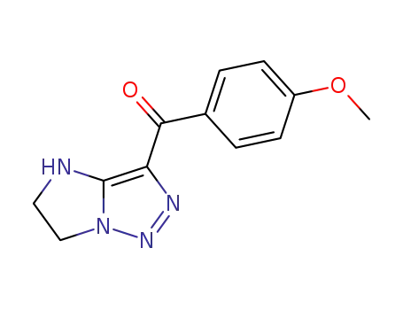 Molecular Structure of 132111-54-7 (Methanone,
(5,6-dihydro-4H-imidazo[1,2-c][1,2,3]triazol-3-yl)(4-methoxyphenyl)-)