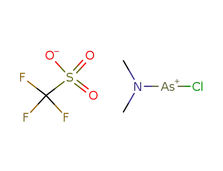 chlorodimethylarsenium trifluoromethanesulfonate