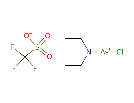 chlorodiethylarsenium trifluoromethanesulfonate