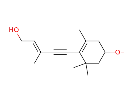 2-trans-5-(4'-hydroxy-2',2',6'-trimethylclohex-1'-enyl)-3-methylpent-2-en-4-yn-1-ol