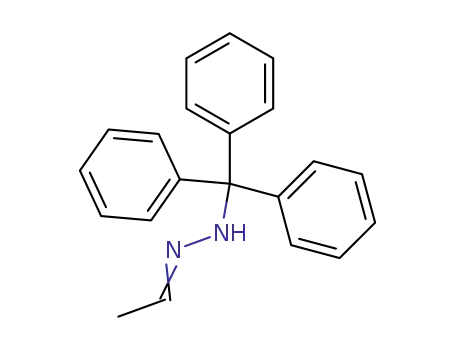 Molecular Structure of 90334-43-3 (Acetaldehyde, (triphenylmethyl)hydrazone)