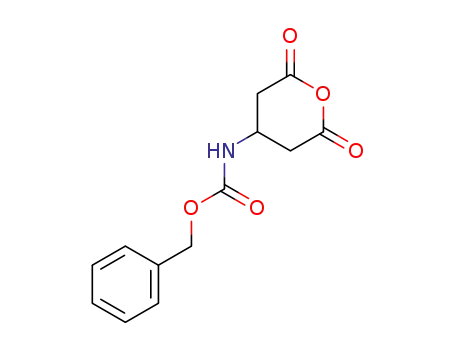 Molecular Structure of 60833-08-1 (Carbamic acid, (tetrahydro-2,6-dioxo-2H-pyran-4-yl)-, phenylmethyl
ester)