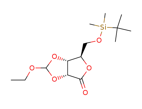 (3aR,6R,6aR)-6-(tert-Butyl-dimethyl-silanyloxymethyl)-2-ethoxy-dihydro-furo[3,4-d][1,3]dioxol-4-one