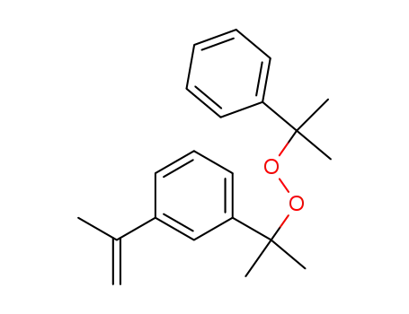 Molecular Structure of 106148-81-6 (Peroxide, 1-methyl-1-[3-(1-methylethenyl)phenyl]ethyl
1-methyl-1-phenylethyl)