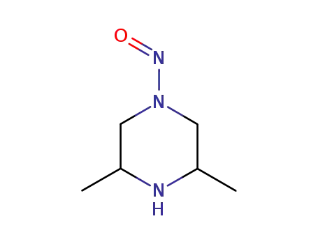 Molecular Structure of 67774-31-6 (3,5-dimethyl-1-nitrosopiperazine)