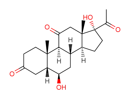 6β,17α-dihydroxy-5β-pregnane-3,11,20-trione