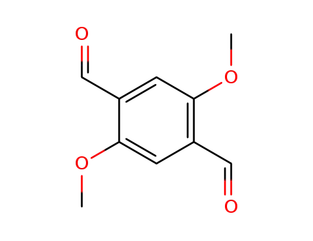 Molecular Structure of 7310-97-6 (2,5-DIMETHOXYTEREPHTHALALDEHYDE)