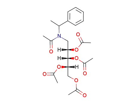 Acetic acid (1S,2S,3S)-2,3,4-triacetoxy-1-{[acetyl-(1-phenyl-ethyl)-amino]-methyl}-butyl ester