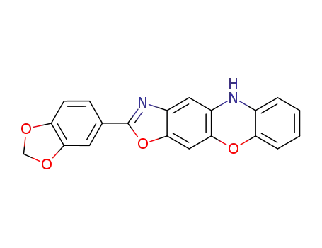 2-benzo[1,3]dioxol-5-yl-5H-oxazolo[4,5-b]phenoxazine