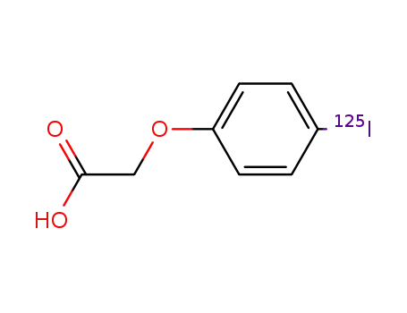 p-(125I)iodophenoxyacetic acid