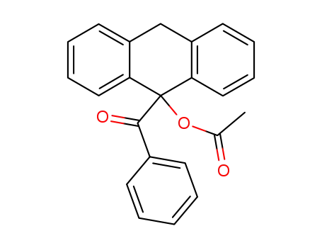 Molecular Structure of 96784-20-2 (Methanone, [9-(acetyloxy)-9,10-dihydro-9-anthracenyl]phenyl-)