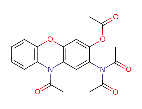 N-(3-acetoxy-10-acetyl-10H-phenoxazin-2-yl)-diacetamide