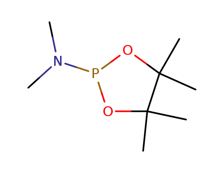 Molecular Structure of 14274-42-1 (1,3,2-Dioxaphospholan-2-amine, N,N,4,4,5,5-hexamethyl-)