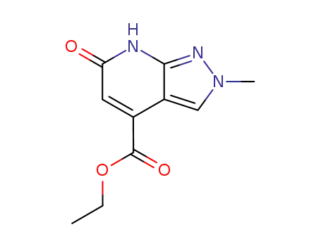 4-ethoxycarbonyl-2-methyl-2H-pyrazolo<3,4-b>pyridin-6(7H)-one