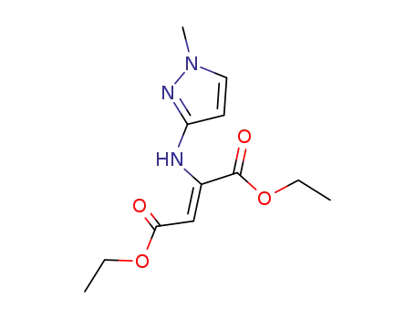 3-(1,2-bis-ethoxycarbonylvinylamino)-1-methylpyrazole
