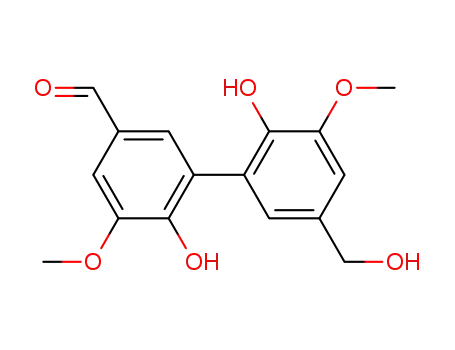 5-carboxaldehyde-5'-hydroxymethyl-3,3'-dimethoxy-2,2'-biphenyldiol