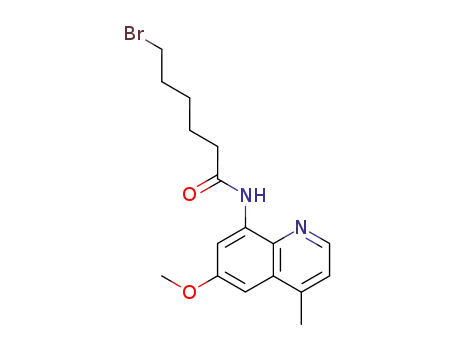 Hexanamide, 6-bromo-N-(6-methoxy-4-methyl-8-quinolinyl)-