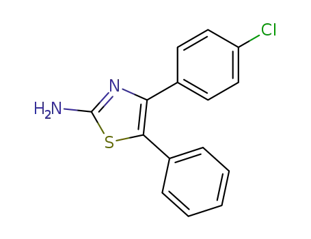 2-amino-4-(p-chlorophenyl)-5-phenylthiazole