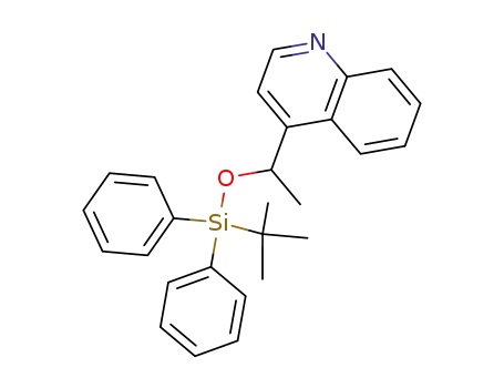 4-[1-(tert-Butyl-diphenyl-silanyloxy)-ethyl]-quinoline
