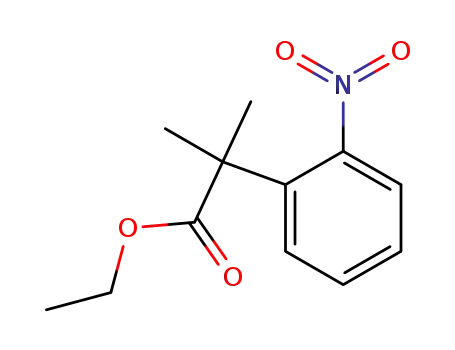 2-methyl-2-(2-nitrophenyl)proponic acid ethyl ester