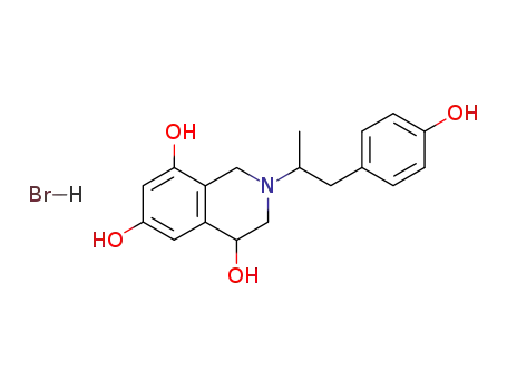 2-<2-(p-hydroxyphenyl)-1-methyl>ethyl-1,2,3,4-tetrahydro-4,6,8-trihydroxyisoquinoline