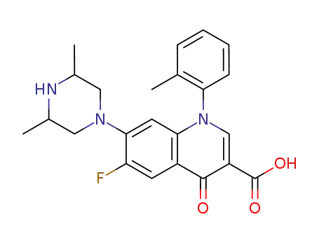 7-(3,5-Dimethyl-piperazin-1-yl)-6-fluoro-4-oxo-1-o-tolyl-1,4-dihydro-quinoline-3-carboxylic acid