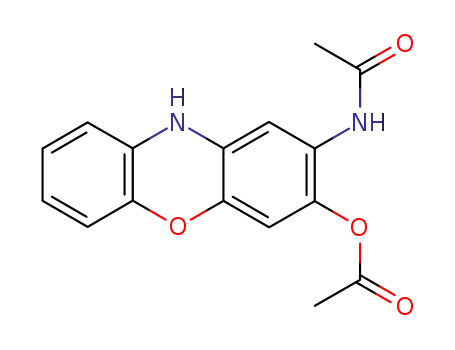 3-acetoxy-2-acetylamino-10H-phenoxazine