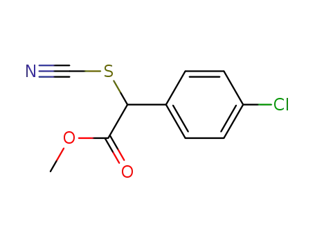 methyl 2-(4-chlorophenyl)-2-thiocyanatoethanoate