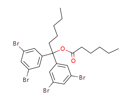 Hexanoic acid 1,1-bis-(3,5-dibromo-phenyl)-hexyl ester