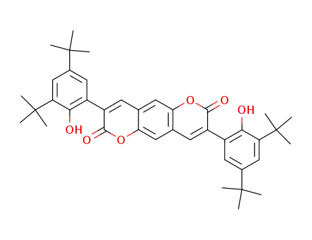 3,8-Bis-(3,5-di-tert-butyl-2-hydroxy-phenyl)-pyrano[2,3-g]chromene-2,7-dione