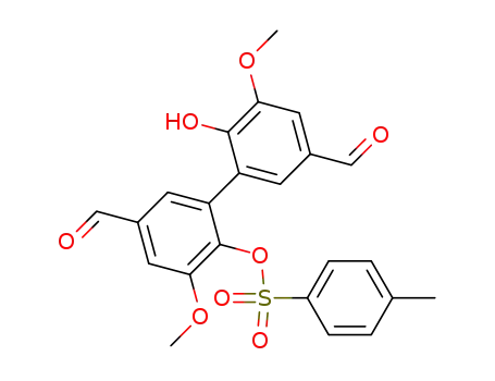 5,5'-diformyl-2-hydroxy-3,3'-dimethoxy-2'-tosyloxybiphenyl