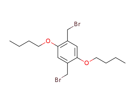 Molecular Structure of 295806-73-4 (2 5-BIS(BROMOMETHYL)-1 4-BIS(BUTOXY))