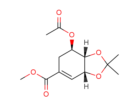 (3aR,7R,7aS)-methyl 7-acetoxy-2,2-dimethyl-3a,6,7,7atetrahydrobenzo[d][1,3]dioxole-5-carboxylate