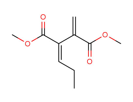 Molecular Structure of 409060-84-0 (Butanedioic acid, methylenepropylidene-, dimethyl ester, (3E)-)